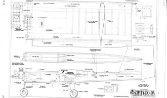 Zipity-Do-Da model airplane plan